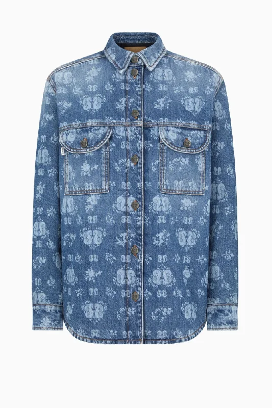 Blazé Milano Nariida Paint Metso Denim Jacket - Paint Elasticated Jacket Padded Jacket Insulated Jacket Blazé Milano Nariida Paint Metso Denim Jacket - Paint Elasticated Jacket Padded Jacket Insulated Jacket