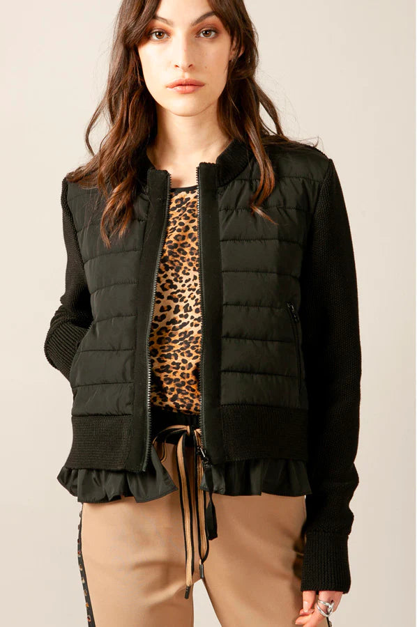 Fabienne Jacket - Black Rayon Jacket Velvet Jacket Corduroy Jacket