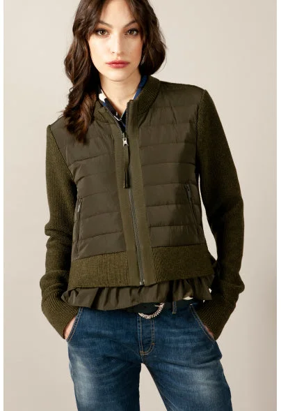 Fabienne Jacket - Khaki Green Chenille Jacket Brocade Jacket Lace Jacket