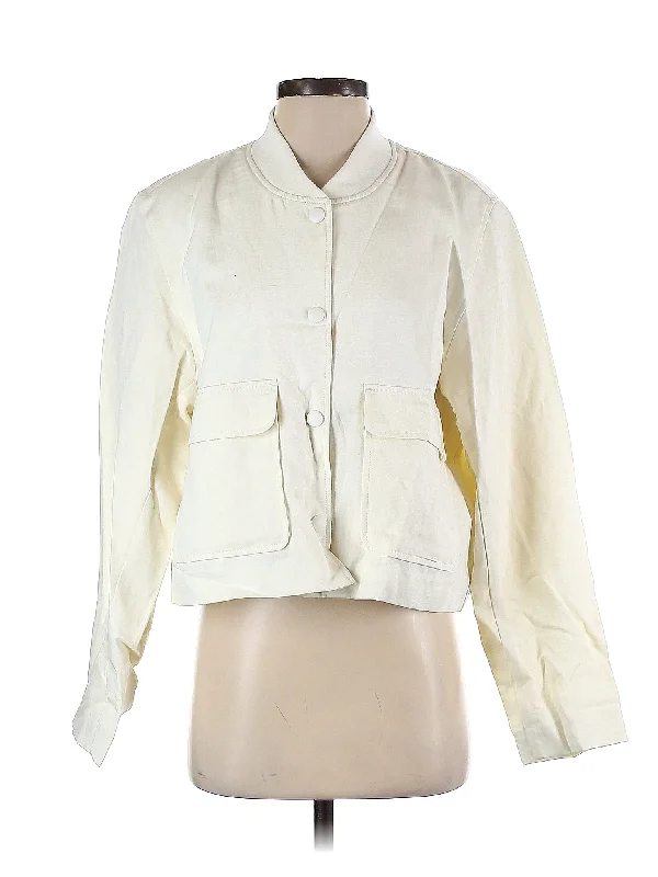Jacket A-Line Jacket Boat Neck Shawl Collar