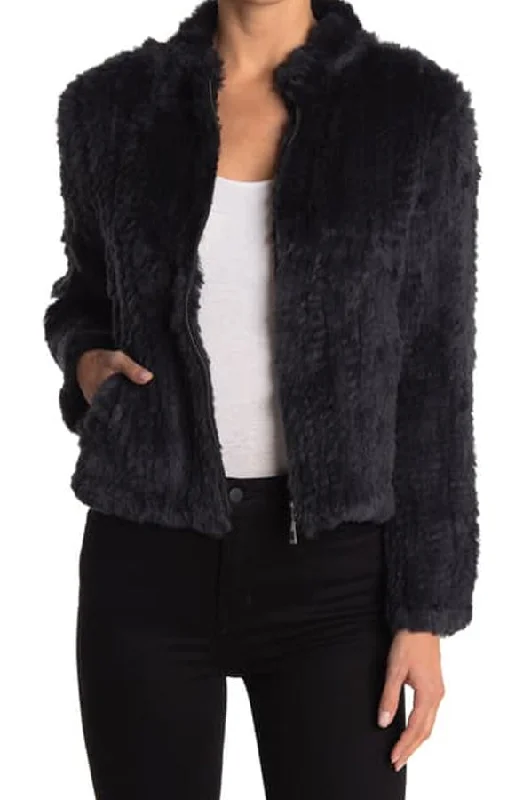 Kensley Jacket - Charcoal Faux Fur Jacket Real Fur Jacket Shearling Jacket