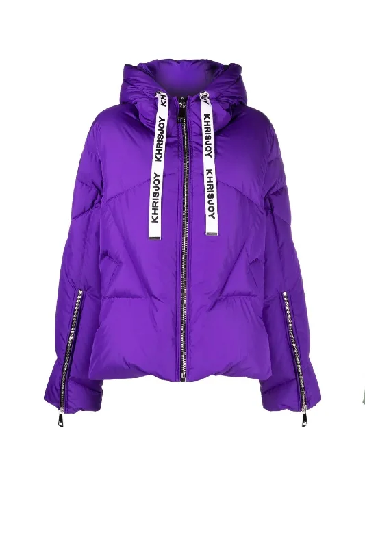 Khrisjoy Puff Khris Iconic Jacket - Pansy Insulated Jacket Fitted Jacket Loose Jacket Khrisjoy Puff Khris Iconic Jacket - Pansy Insulated Jacket Fitted Jacket Loose Jacket