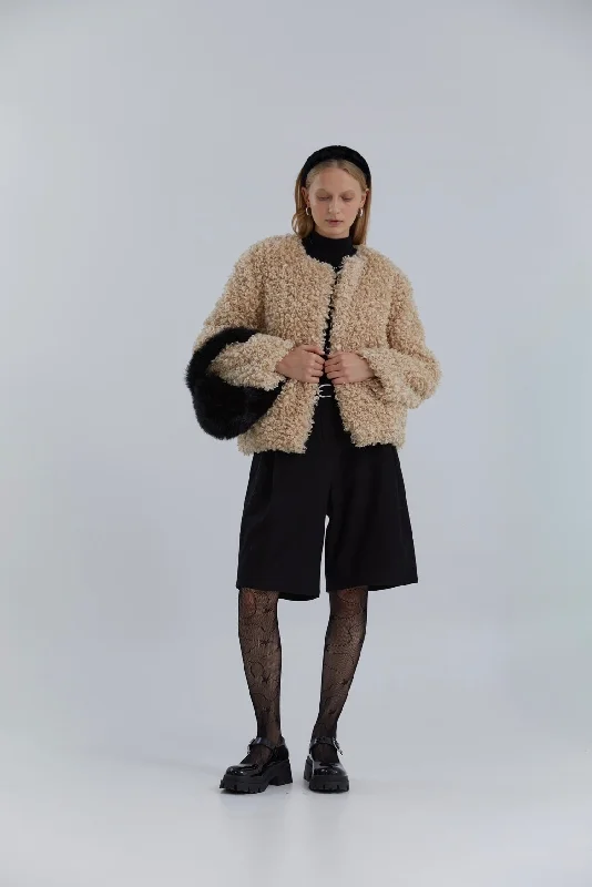 Molliolli Puss   Round jacket Appliqued Jacket Beaded Jacket Sequined Jacket