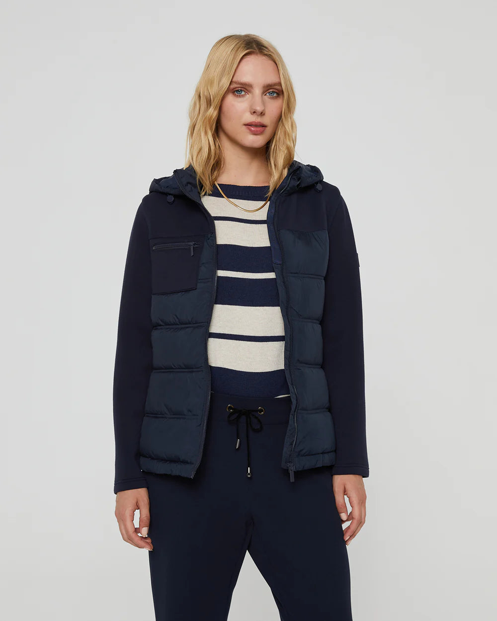 PAZ TORRAS Padded jacket 759 Collared Jacket Crew Neck Jacket Turtle Neck Jacket
