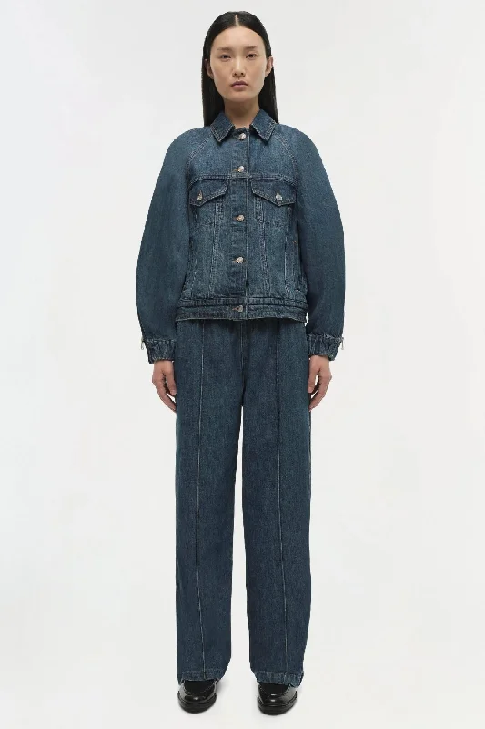 Simkhai Amie Zippered Sleeve Jacket - Coronado Ribbed Jacket Pleated Jacket Ruffled Jacket Simkhai Amie Zippered Sleeve Jacket - Coronado Ribbed Jacket Pleated Jacket Ruffled Jacket