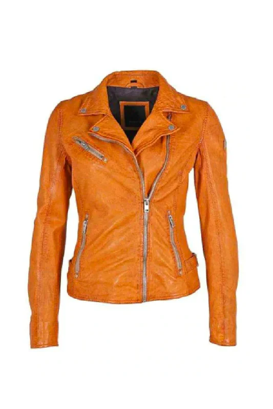 Sofia Leather Jacket - Mango Cardigan Sweater Pullover