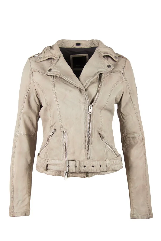 Wild Leather Jacket - Stone Trench Coat Raincoat Waterproof Jacket