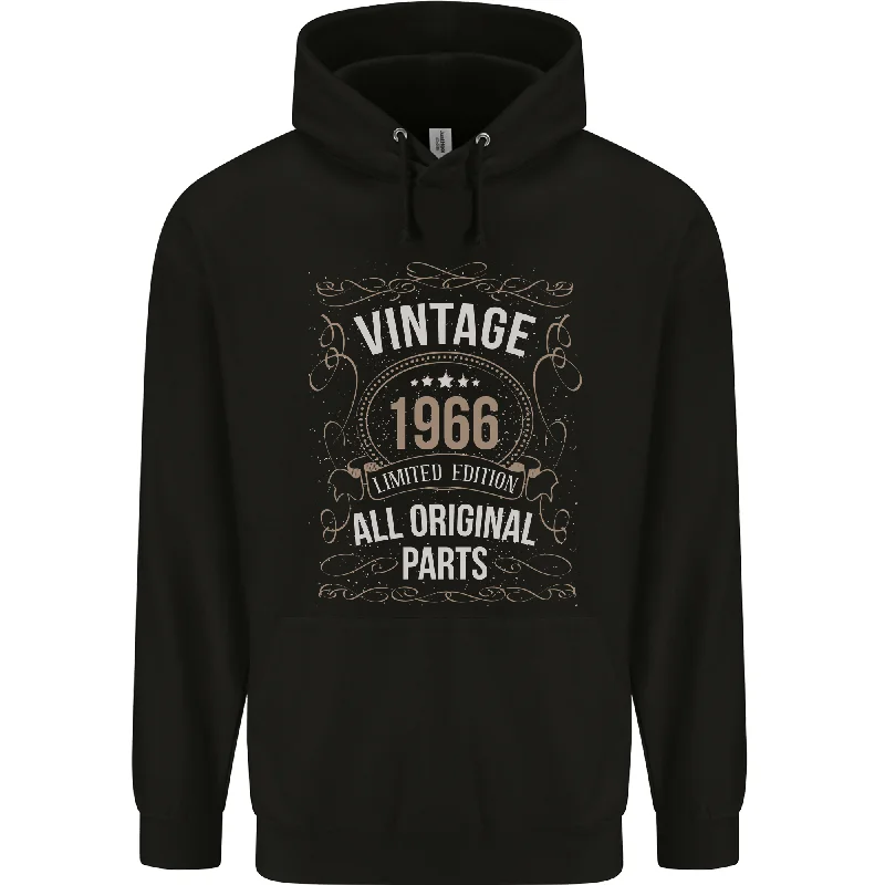 58th Birthday Limited Edition 1966 Mens 80% Cotton Hoodie Hoodie with Mesh Breathable Sporty