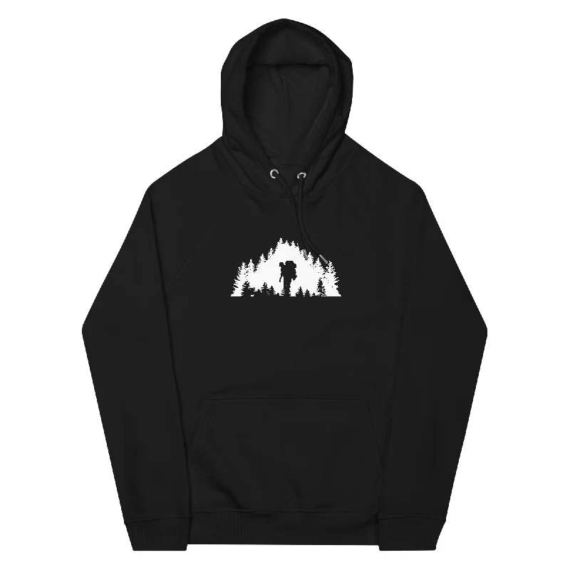 Bäume - Wandern - Unisex Premium Organic Hoodie Hoodie with Print Artistic Unique