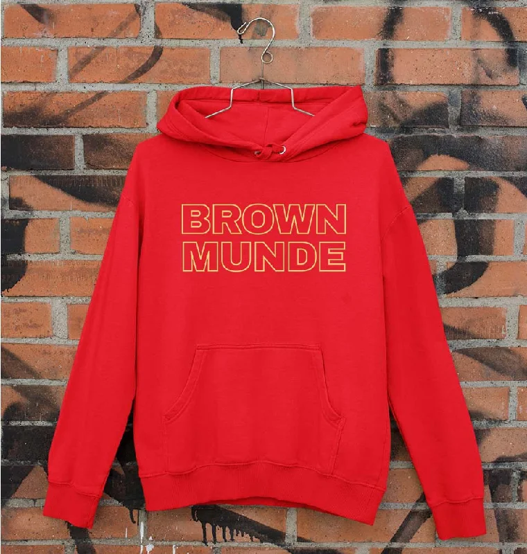 BROWN MUNDE Unisex Hoodie for Men/Women Hoodie with Sequins Glamorous Eye-catching