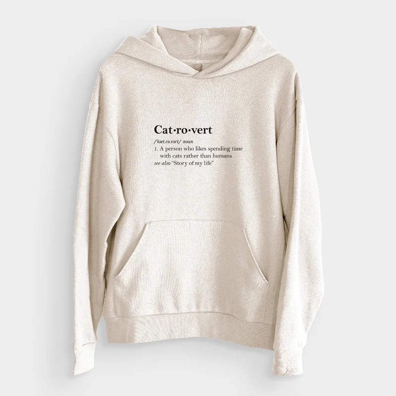 Catrovert Definition  - Bodega Midweight Hoodie Oversized Hoodie Comfort Casual