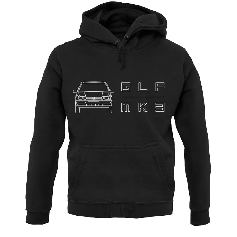 Glf Mk3 Unisex Hoodie Hoodie with Tied Waist Feminine Flattering