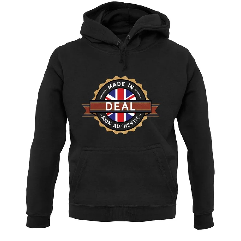 Made In Deal 100% Authentic Unisex Hoodie Hoodie with Slit Hem Functional Movement