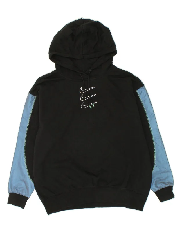 NIKE Mens Loose Fit Graphic Hoodie Jumper Small Black Colourblock Cotton Hoodie with Set-In Sleeves Structured Classic NIKE Mens Loose Fit Graphic Hoodie Jumper Small Black Colourblock Cotton Hoodie with Set-In Sleeves Structured Classic