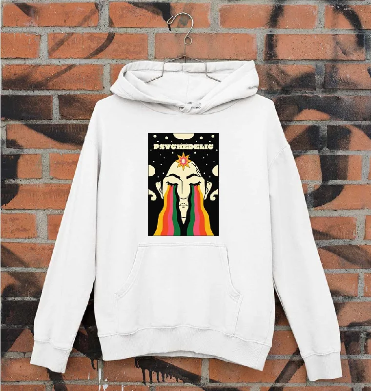 Psychedelic Unisex Hoodie for Men/Women Hoodie with Distressed Vintage Worn