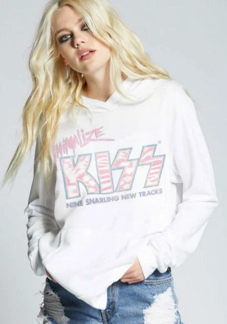 Recycled Karma 1230 Kiss Animalize Ls Hoodie Hoodie with Toggle Buttons Decorative Unique Recycled Karma 1230 Kiss Animalize Ls Hoodie Hoodie with Toggle Buttons Decorative Unique