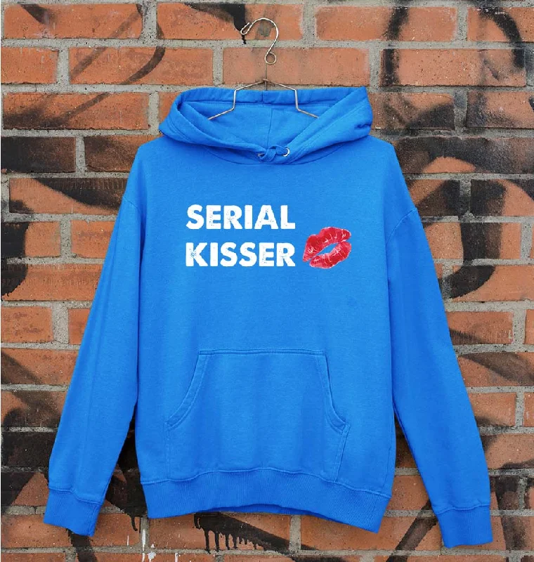 Serial Kisser Unisex Hoodie for Men/Women Hoodie with Ribbed Hem Stretchable Secure