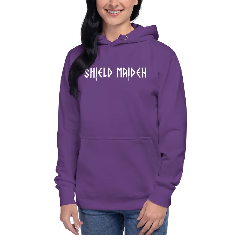 Shield Maiden Women's Hoodie Hoodie with Ribbed Hem Stretchable Secure