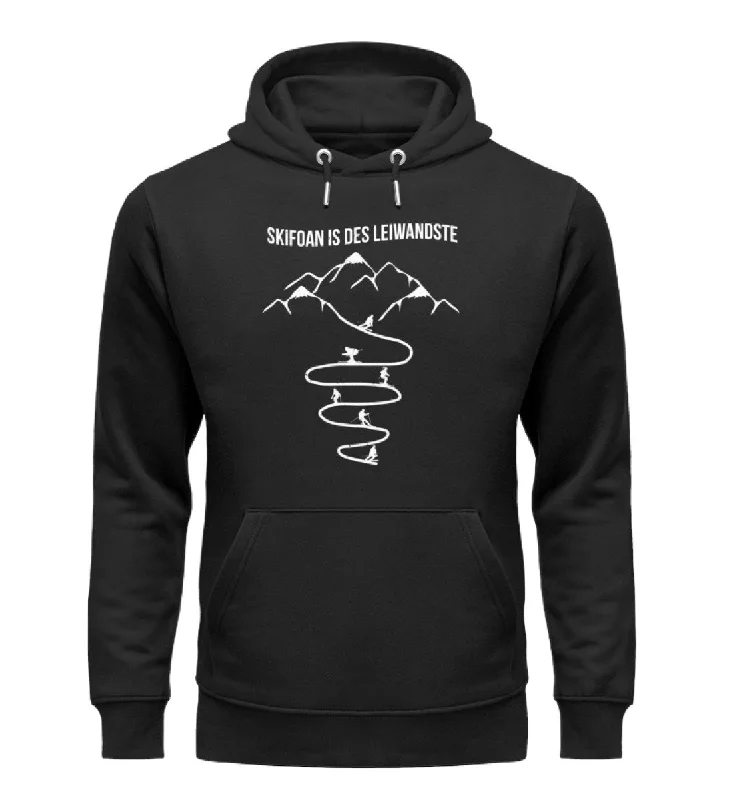 Skifoan is des leiwandste - Unisex Premium Organic Hoodie Hoodie with Embroidery Detailed Premium