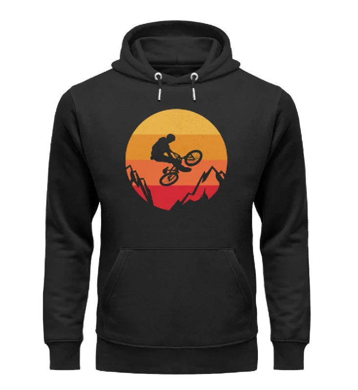 Stuntbiker - Unisex Premium Organic Hoodie Hoodie with Hem Frayed Vintage Worn