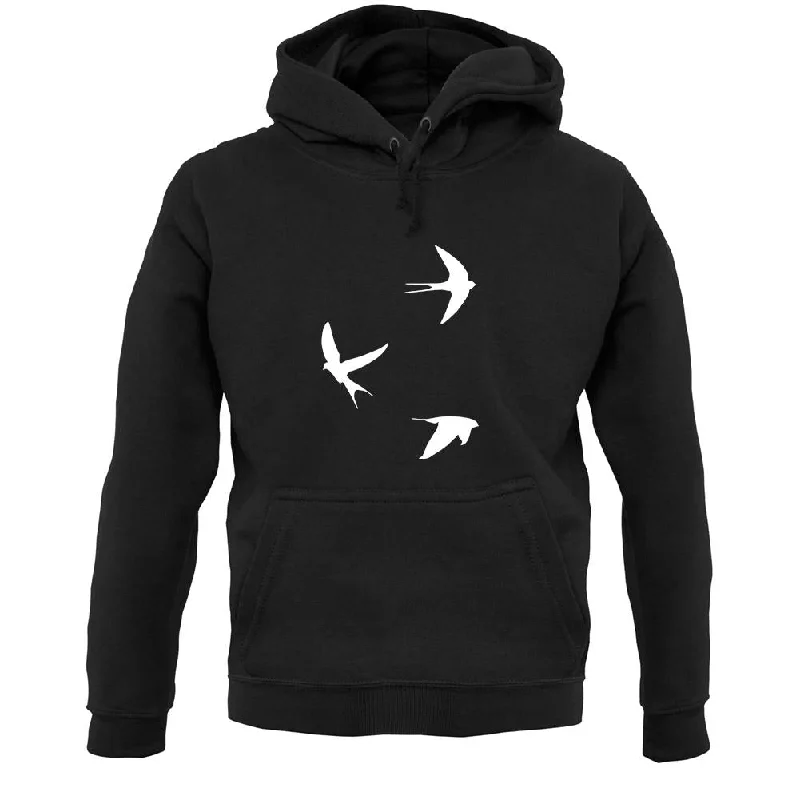Swallows Unisex Hoodie Hoodie with Slim Fit Tailored Modern