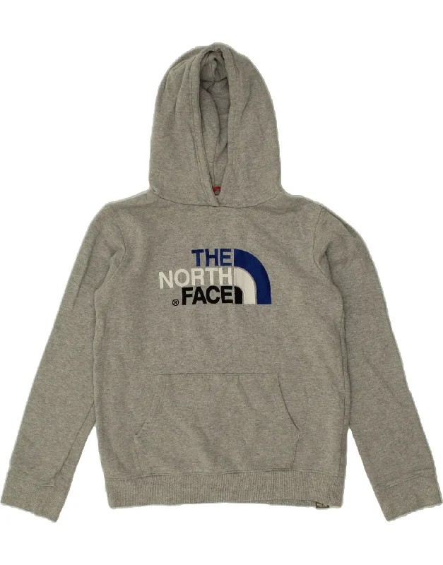 THE NORTH FACE Boys Graphic Hoodie Jumper 14-15 Years XL Grey Cotton Hoodie with Batwing Sleeves Loose Dramatic THE NORTH FACE Boys Graphic Hoodie Jumper 14-15 Years XL Grey Cotton Hoodie with Batwing Sleeves Loose Dramatic