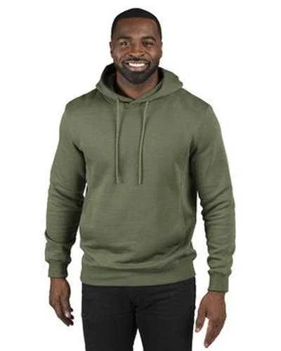 Threadfast Apparel 320H Unisex ULIGHTimate Fleece Pullover Hooded Sweatshirt - Army Hoodie with V-Neck Classic Versatile Threadfast Apparel 320H Unisex ULIGHTimate Fleece Pullover Hooded Sweatshirt - Army Hoodie with V-Neck Classic Versatile