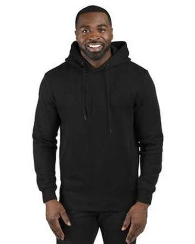 Threadfast Apparel 320H Unisex ULIGHTimate Fleece Pullover Hooded Sweatshirt - Black Hoodie with Turtle Neck Cozy Winter Threadfast Apparel 320H Unisex ULIGHTimate Fleece Pullover Hooded Sweatshirt - Black Hoodie with Turtle Neck Cozy Winter