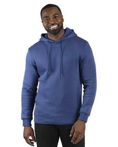 Threadfast Apparel 320H Unisex ULIGHTimate Fleece Pullover Hooded Sweatshirt - Navy Hoodie with Side Slits Relaxed Casual Threadfast Apparel 320H Unisex ULIGHTimate Fleece Pullover Hooded Sweatshirt - Navy Hoodie with Side Slits Relaxed Casual