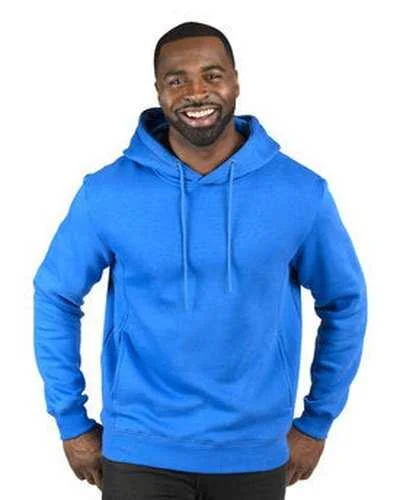 Threadfast Apparel 320H Unisex ULIGHTimate Fleece Pullover Hooded Sweatshirt - Royal Hoodie with Hem Patch Decorative Personalized Threadfast Apparel 320H Unisex ULIGHTimate Fleece Pullover Hooded Sweatshirt - Royal Hoodie with Hem Patch Decorative Personalized