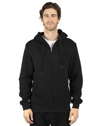 Threadfast Apparel 320Z Unisex ULIGHTimate Fleece Full-Zip Hooded Sweatshirt - Black Hoodie Dress Longline Feminine Threadfast Apparel 320Z Unisex ULIGHTimate Fleece Full-Zip Hooded Sweatshirt - Black Hoodie Dress Longline Feminine