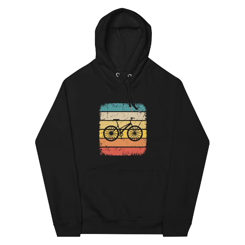 Vintage Square and Cycling - Unisex Premium Organic Hoodie Hoodie with Contrast Stitching Detailed Premium