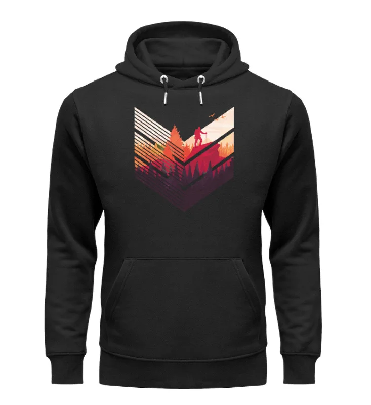 Wanderführer - Unisex Premium Organic Hoodie Hoodie with Side Slits Relaxed Casual