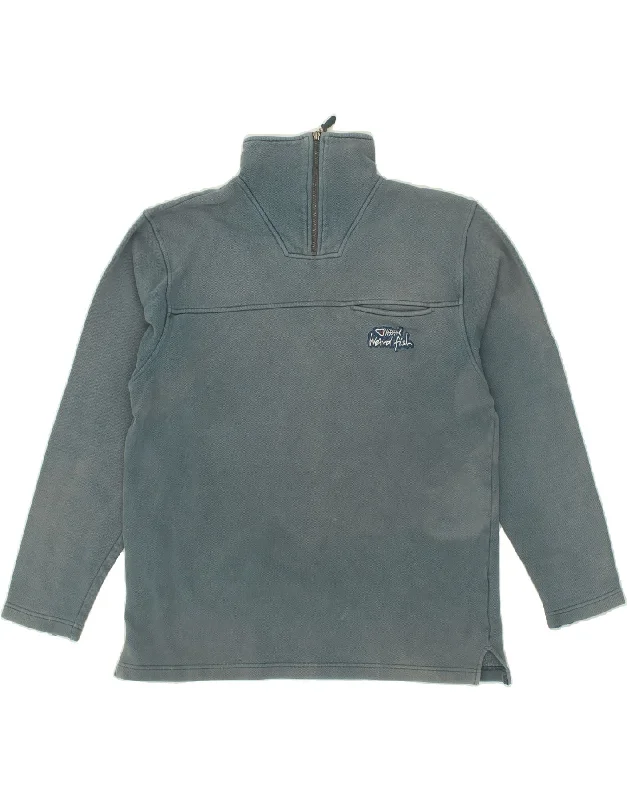 WEIRD FISH Mens Zip Neck Sweatshirt Jumper Large Blue Cotton Hoodie with Crew Neck Simple Timeless WEIRD FISH Mens Zip Neck Sweatshirt Jumper Large Blue Cotton Hoodie with Crew Neck Simple Timeless