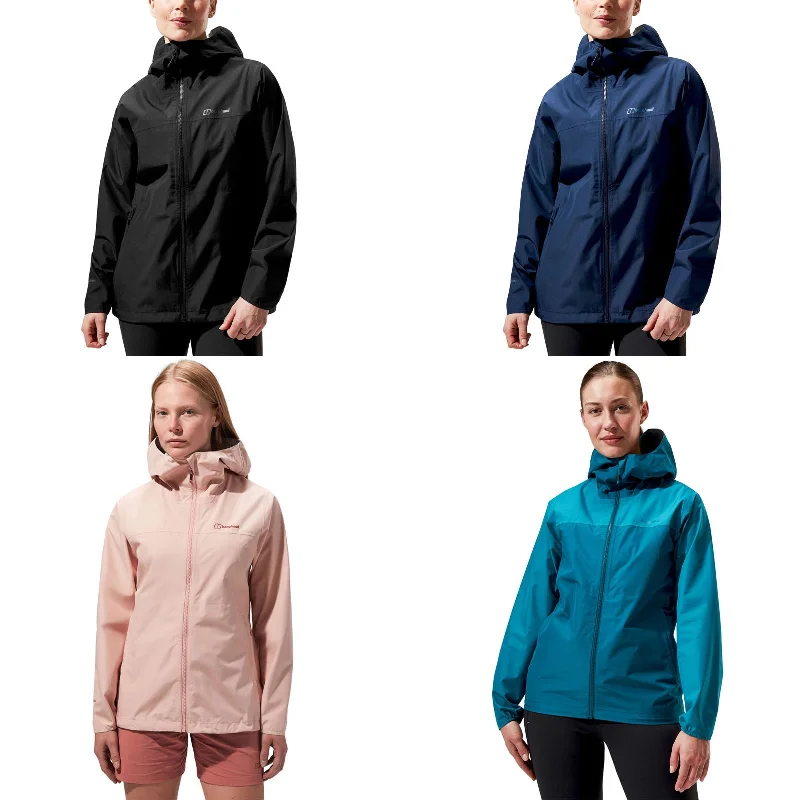 Berghaus Womens Deluge Pro 3.0 Waterproof Walking Jacket Nylon Jacket Polyester Jacket Spandex Jacket