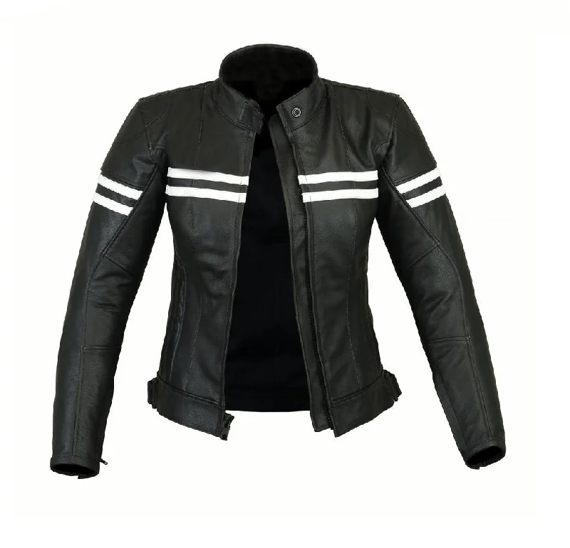 Women Motorcycle Leather Jacket Motorbike Racing Jackets Cruiser Armored Jacket Cotton Jacket Linen Jacket Terry Jacket