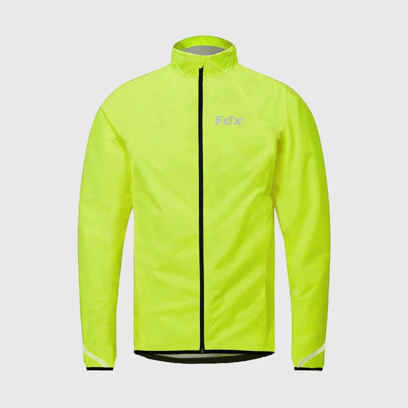 Fdx J20 Yellow Women's & Girl's Windproof & Waterproof Cycling Jacket Striped Jacket Polka Dot Jacket Floral Jacket