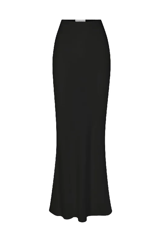 Bias-Cut Maxi Skirt in Stretch Twill denim skirt stylish