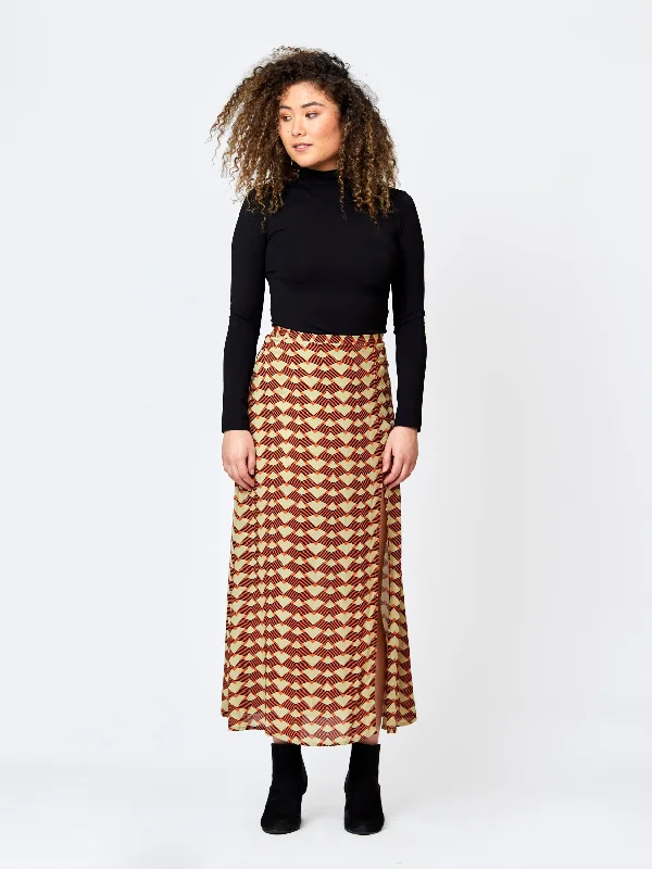 SWING SKIRT corduroy skirt cozy