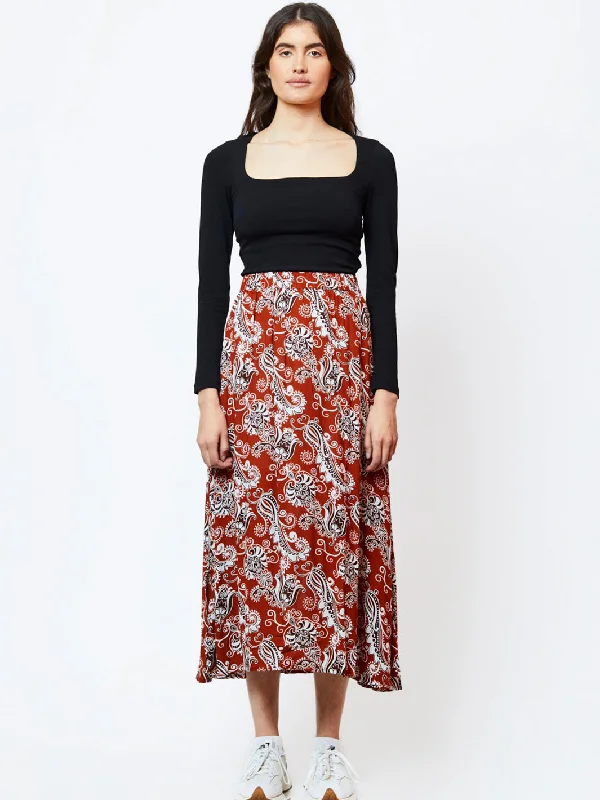 DOROTA SKIRT leather skirt durable