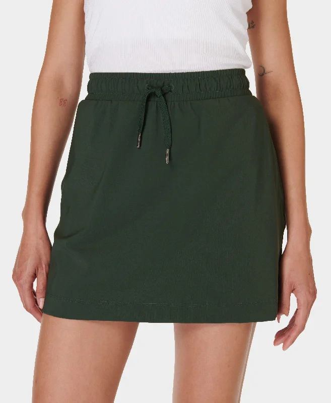 Explorer Mini Skirt Sb9684 Trek-Green wool skirt warm