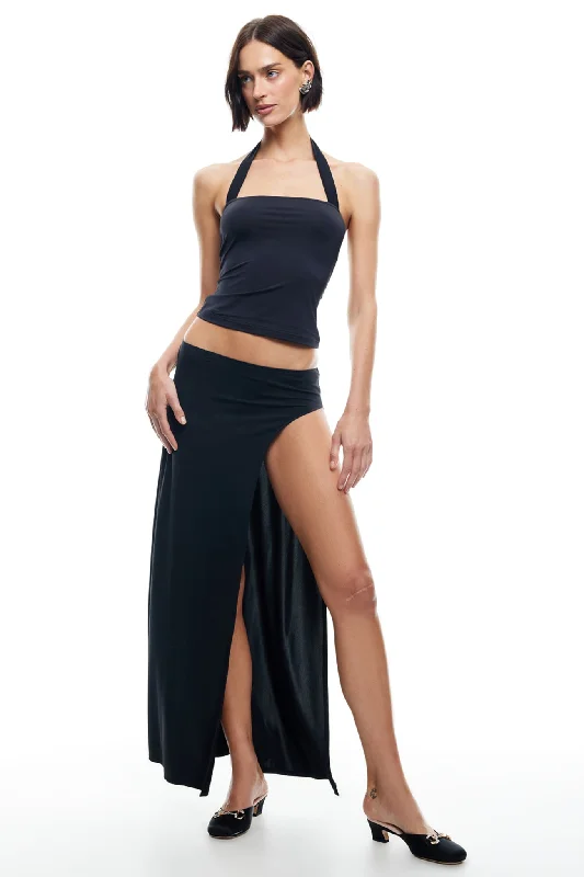 LIONESS Merci Maxi Skirt Onyx lace skirt delicate
