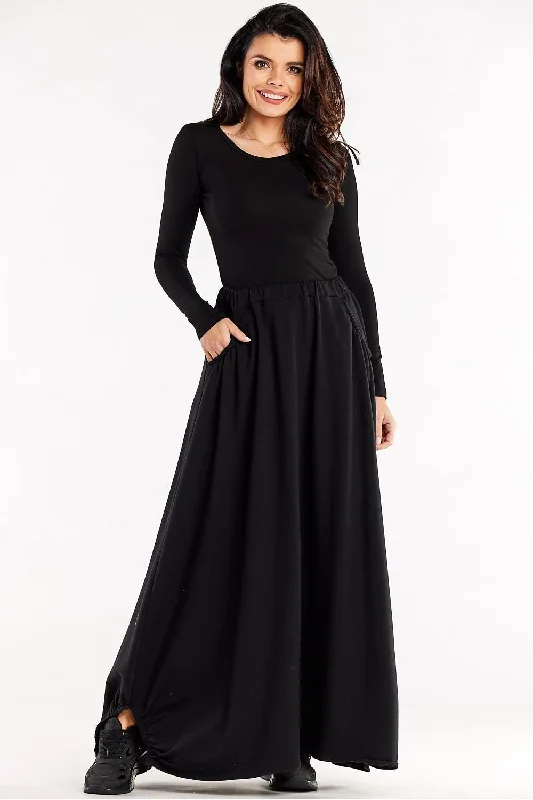 Long skirt Infinite You velvet skirt luxurious