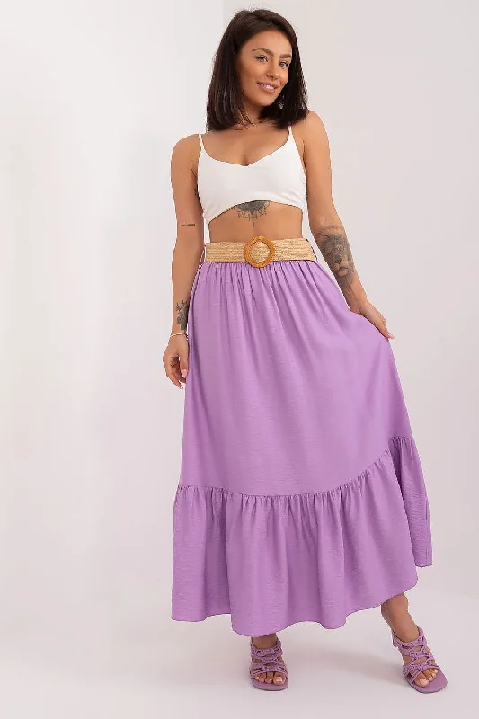 Long skirt Italy Moda wool skirt breathable