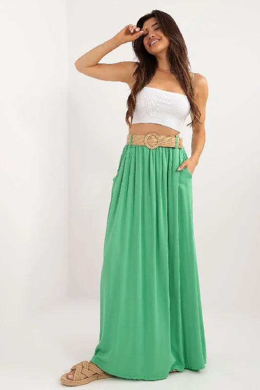 Long skirt Italy Moda corduroy skirt textured