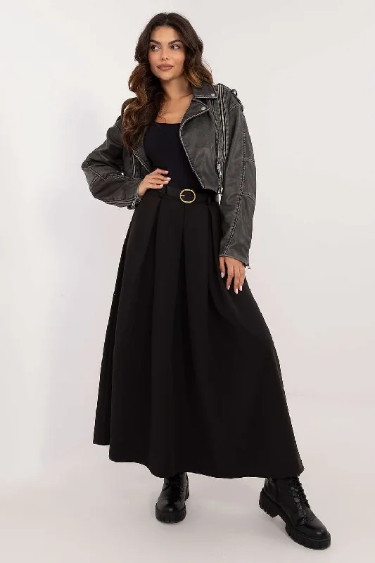 Long skirt Italy Moda chiffon skirt delicate