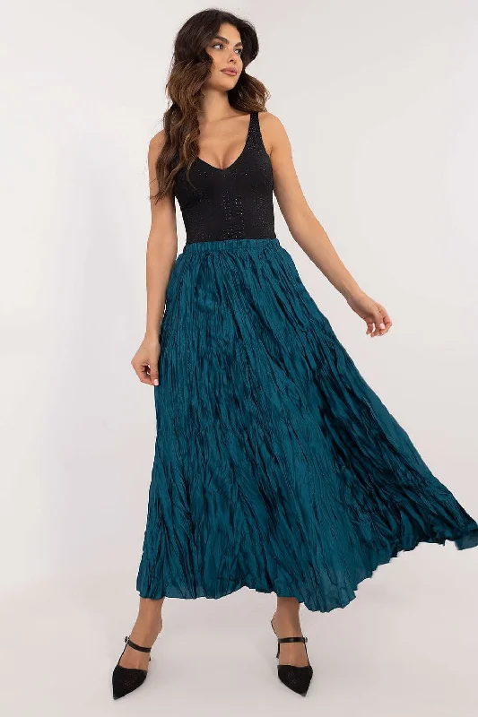 Long skirt Italy Moda denim skirt classic