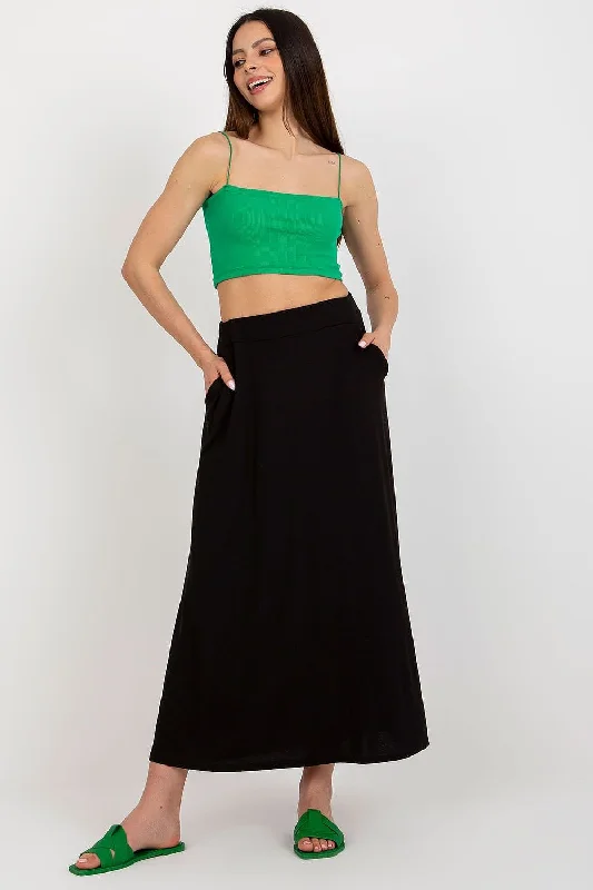 Long skirt Rue Paris corduroy skirt durable