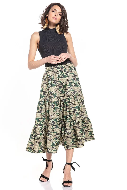 Long skirt Tessita cashmere skirt fine