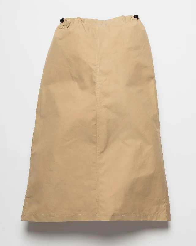Lyra Long Skirt - Sand casual skirt length